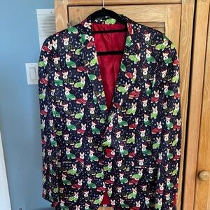 Colorful Patterned Men's Blazer